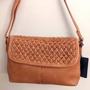 NWT Anthropologie Day & Mood Noora woven leather crossbody